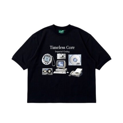 TIMELESS CORE BLACK BOXY TEE